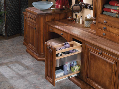 Cabinet Pullout Soft-Close Grooming Organizer for Bathroom&amp;Vanity