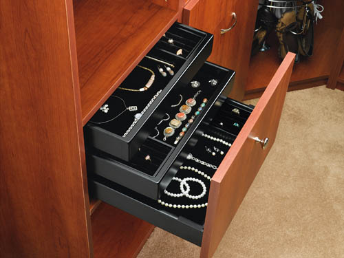 Drawer Accessories Undermount Jewelry Drawer with Soft-Close for Closet