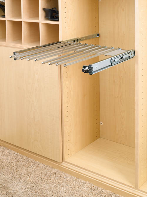 Pant Organizer with Movable Fingers for Closet