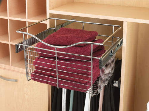 Wire Basket 14 Deep Pullout for Closet