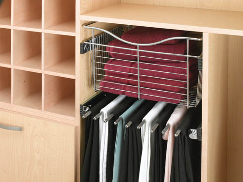 Wire Basket 16 Deep Pullout for Closet