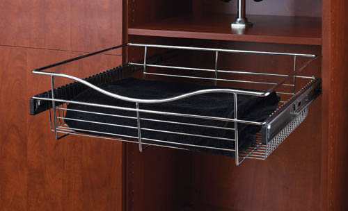 Wire Basket 20 Deep Pullout for Closet
