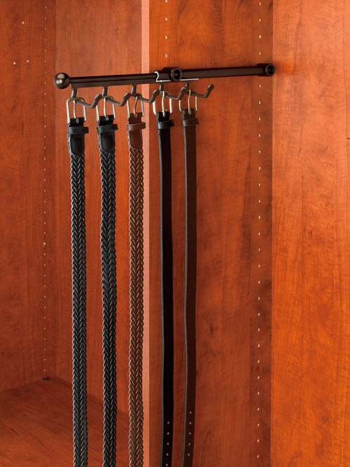 Belt / Scarf Organizer Side Mounted Pullout for Closet
